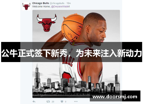 公牛正式签下新秀，为未来注入新动力